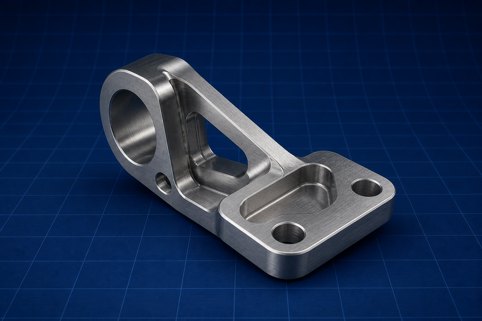 CAD / CAM: machined bracket part
