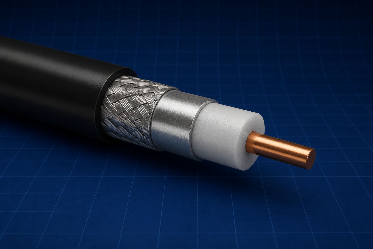 Electromagnetic Theory: coaxial transmission line section