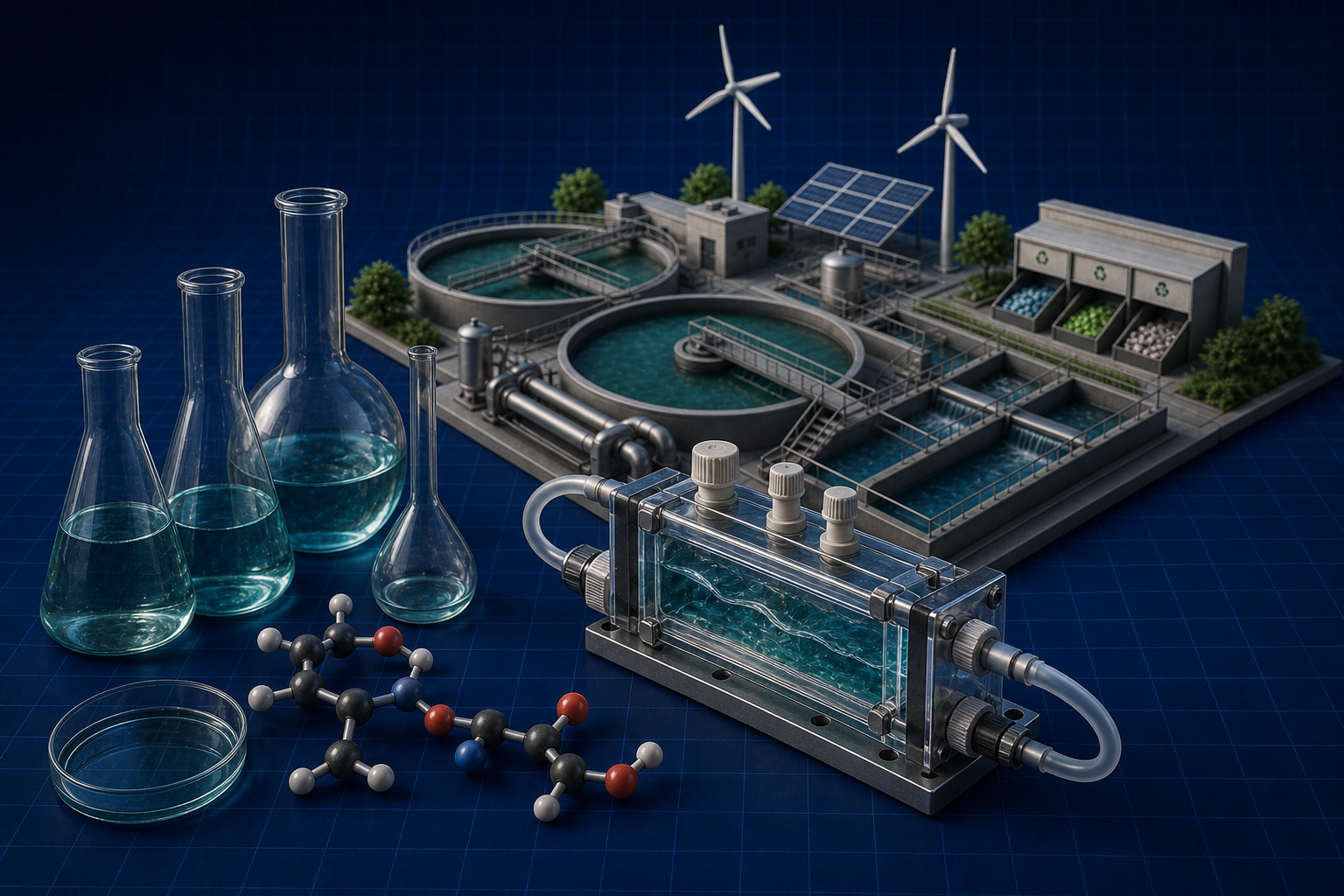 Environmental Chemistry: flasks and flow cell