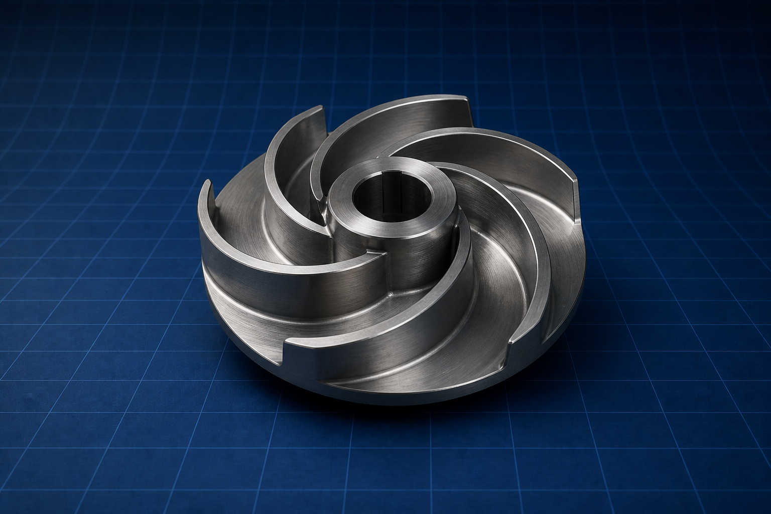 Fluid Machinery: centrifugal pump impeller