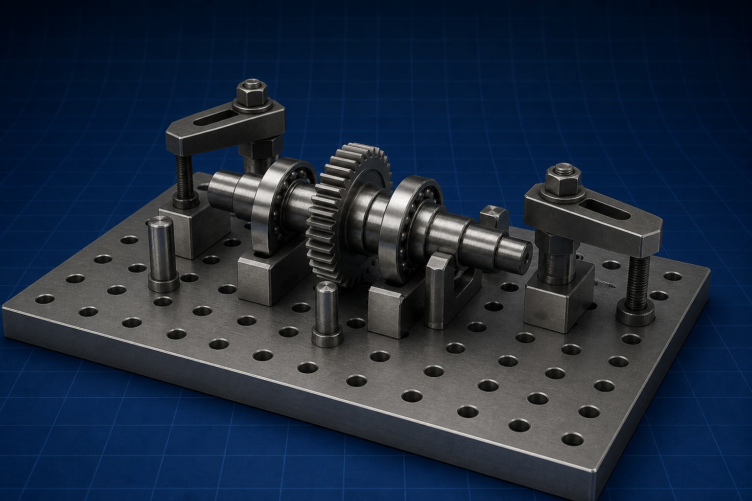 Industrial Engineering: fixture plate assembly