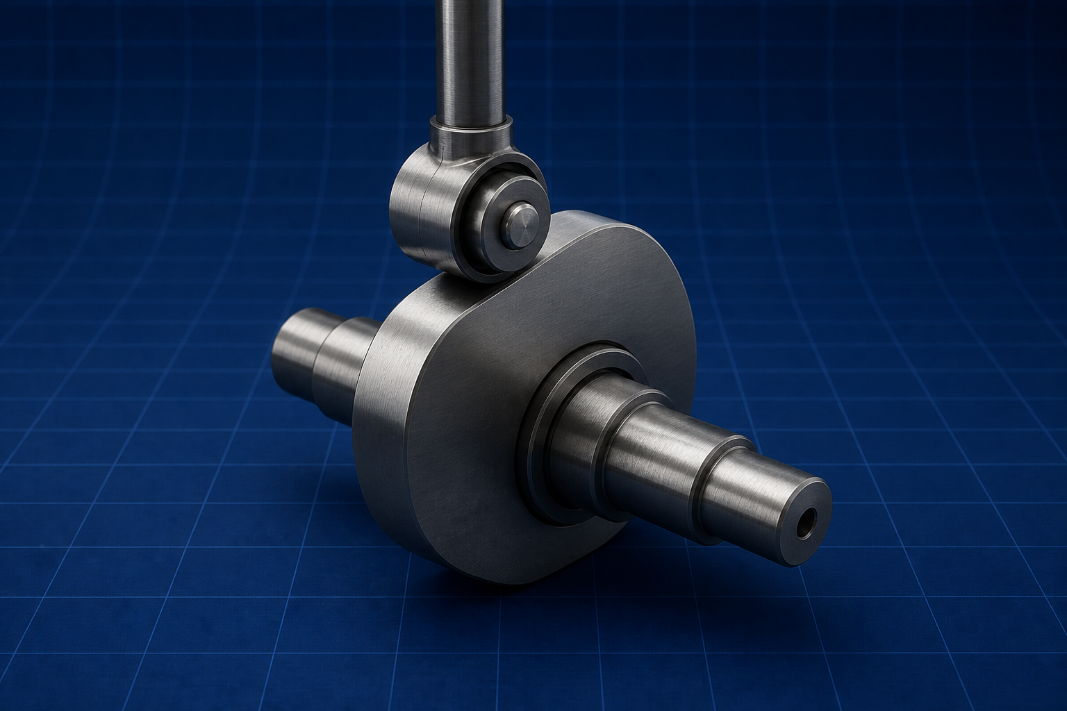 Theory of Machines: cam and follower assembly