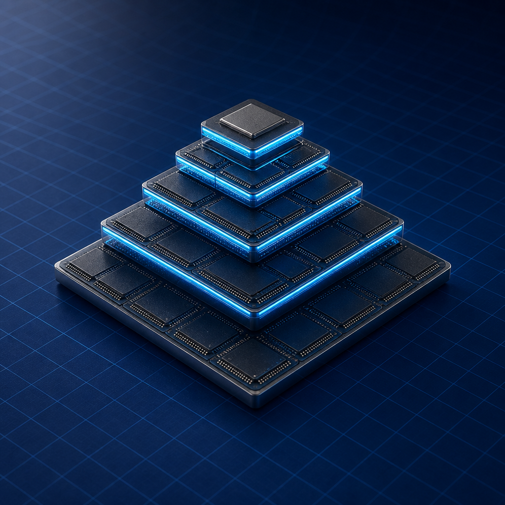 Stepped growth pyramid — Asymptotic Complexity