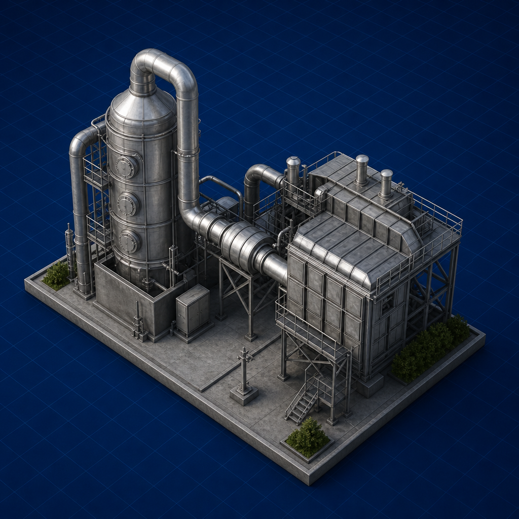 Scrubber and catalyst module — Gaseous Pollutant Control
