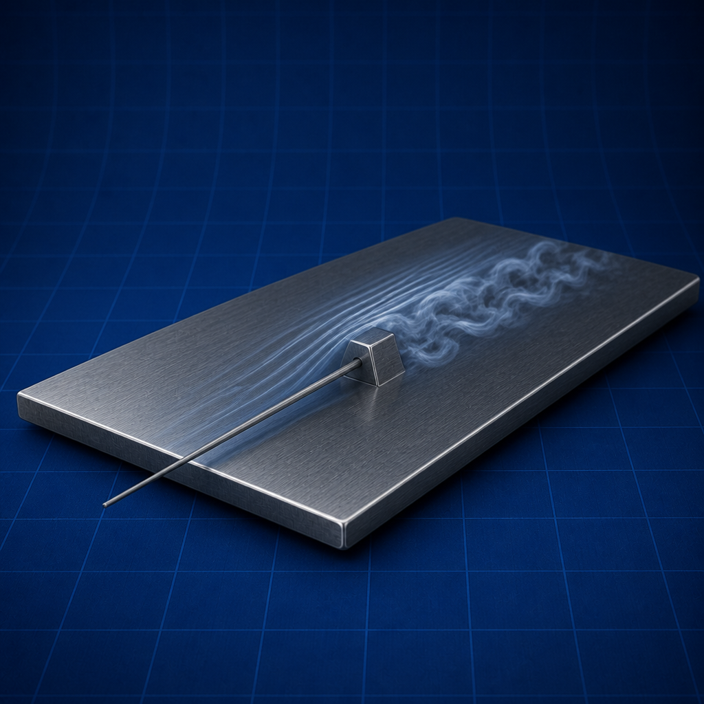 Trip strip plate — Boundary Layer and Drag
