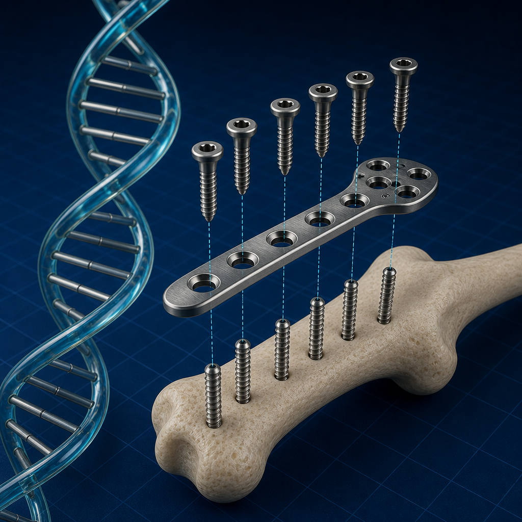 Bone plate and screws — Orthopedic Implant Mechanics