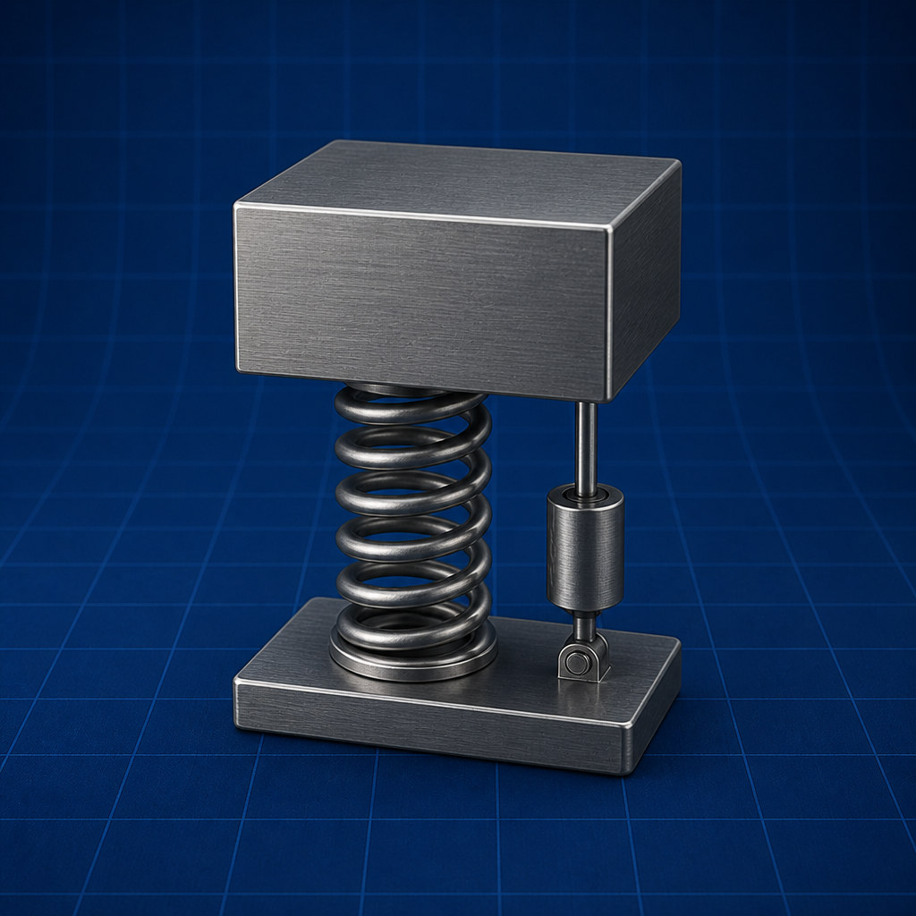 Mass-spring damper — Vibration of Single Degree Systems