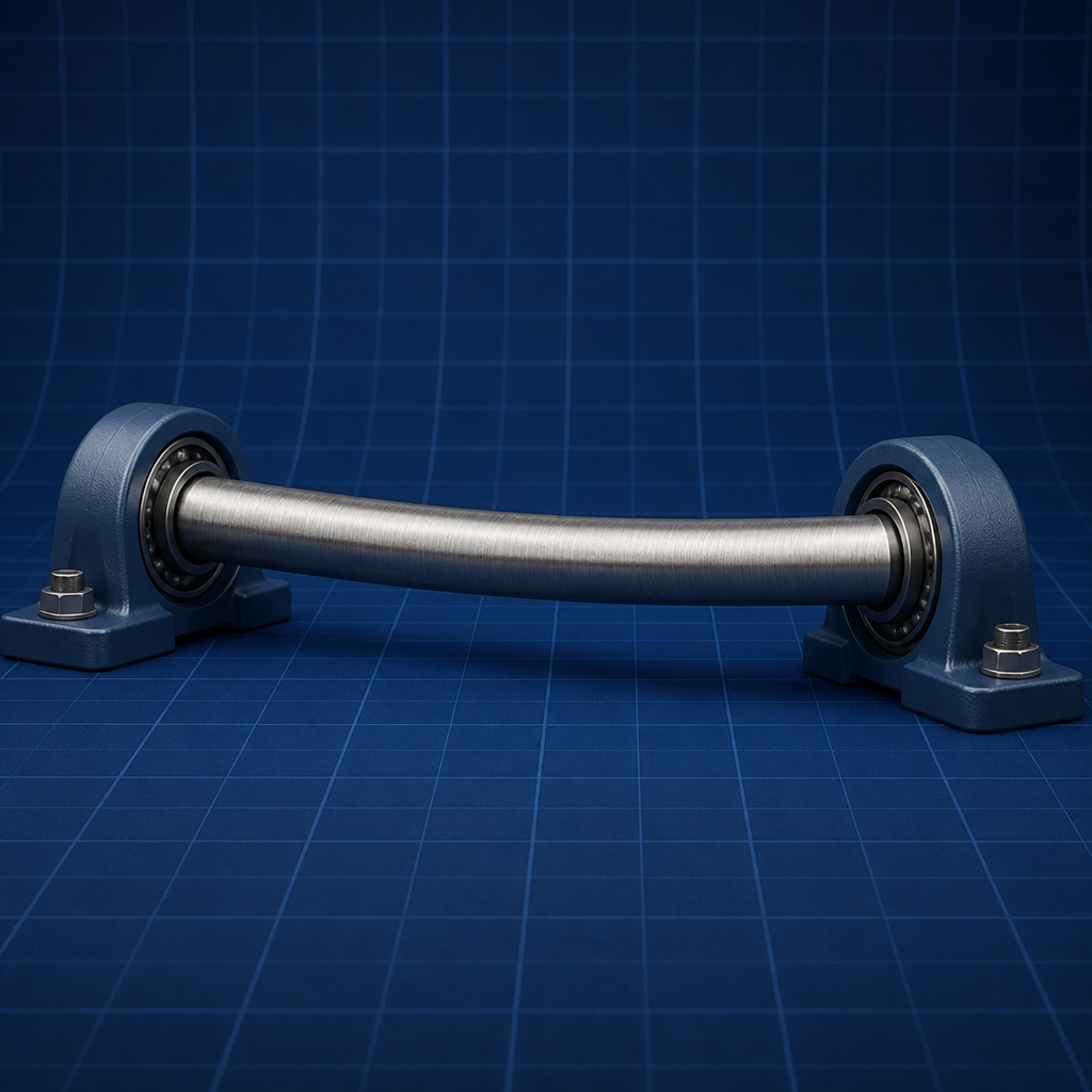 Shaft between bearings — Whirling of Shafts