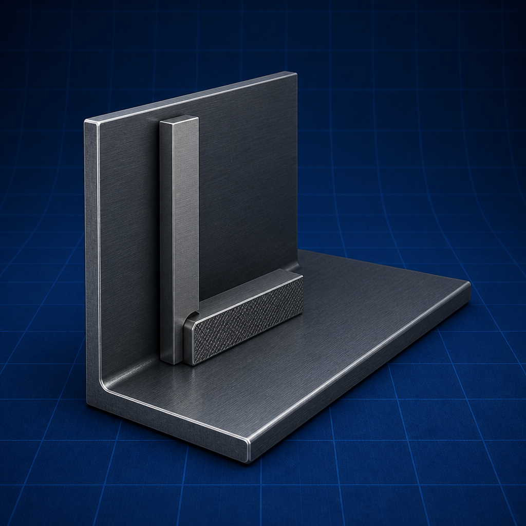 Angle plate — Orthographic Projection