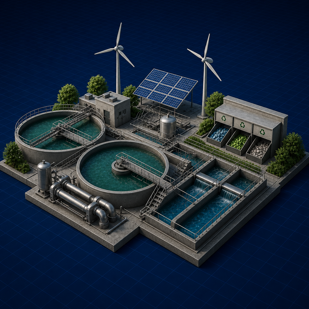 Wind solar water and recycle — Sustainable Development Goals in Projects