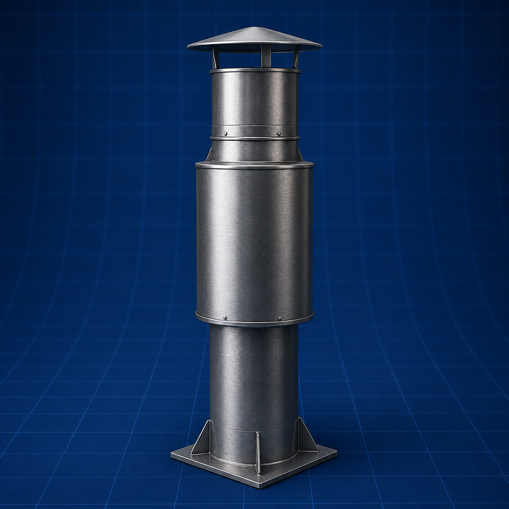 Stack silencer — Air and Noise Pollution