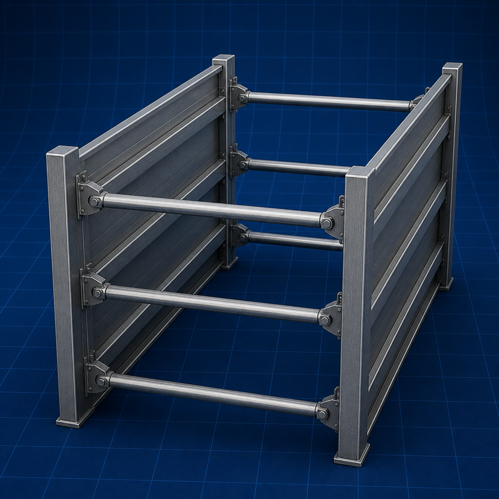 Strut walers — Braced Cut Excavation