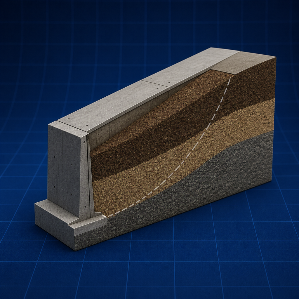 Slope slice — Slope Stability Basics