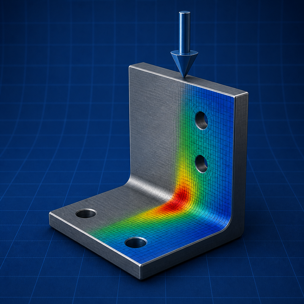 L-bracket — Post Processing of Stress Results