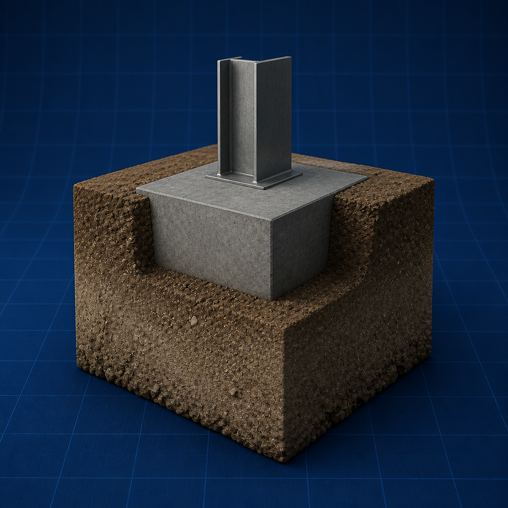 Footing punch — Bearing Capacity Theories