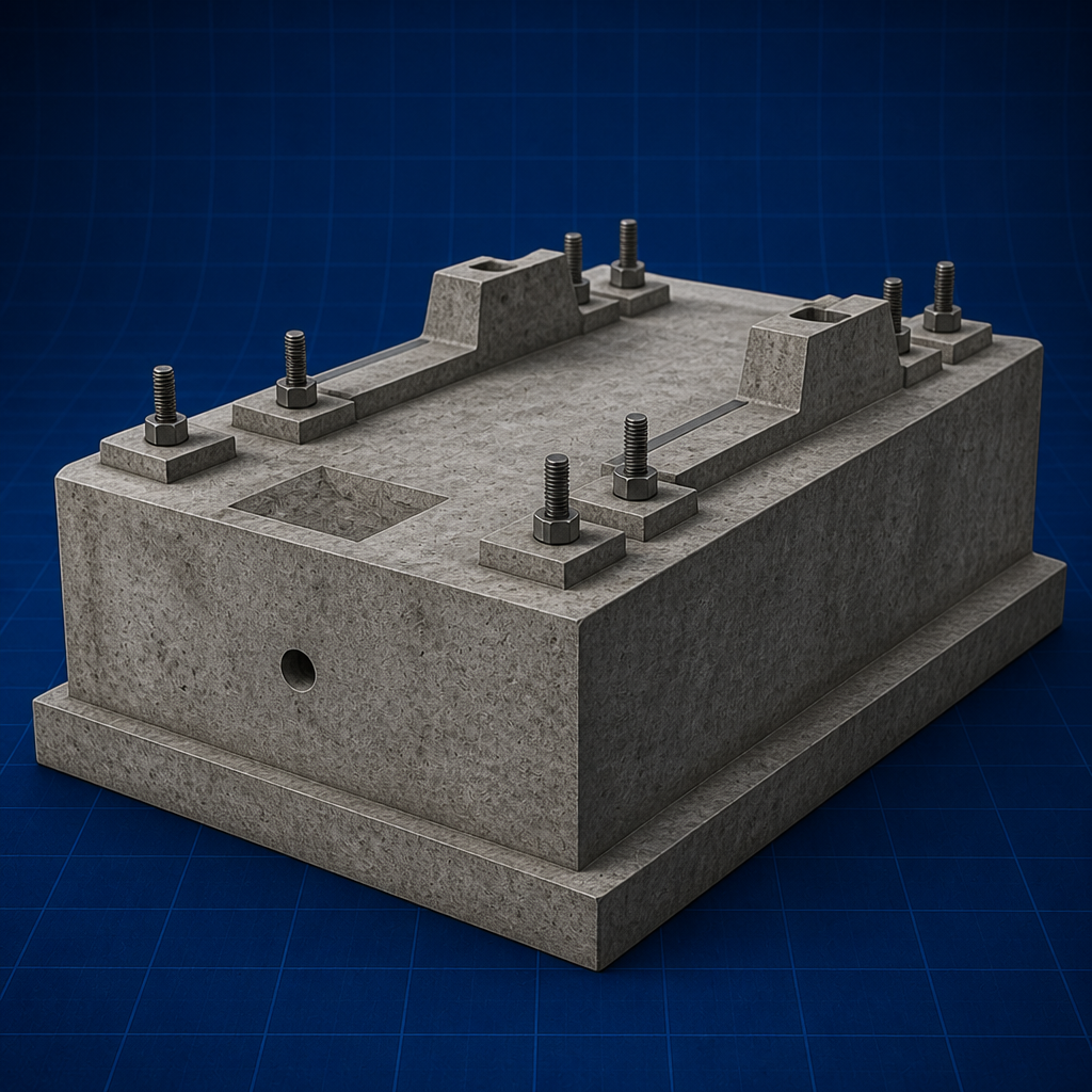 Block foundation — Machine Foundations
