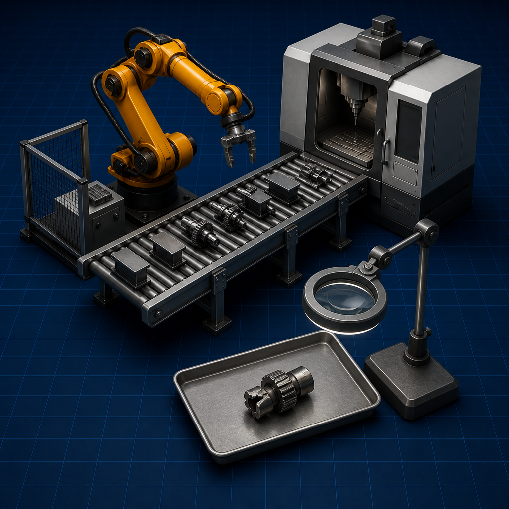 Damaged part on a forensic tray — Accident Investigation
