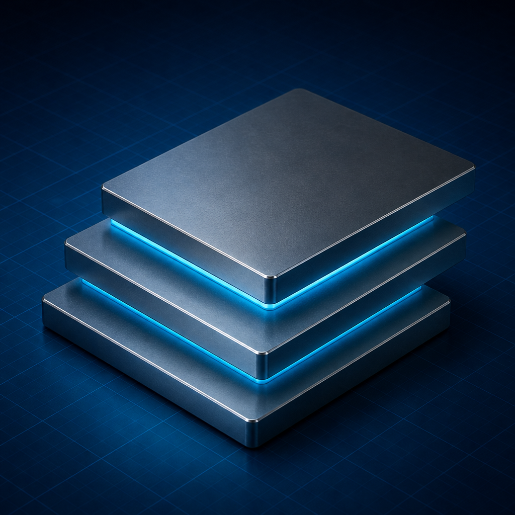 Three factor plates — Singular Value Decomposition