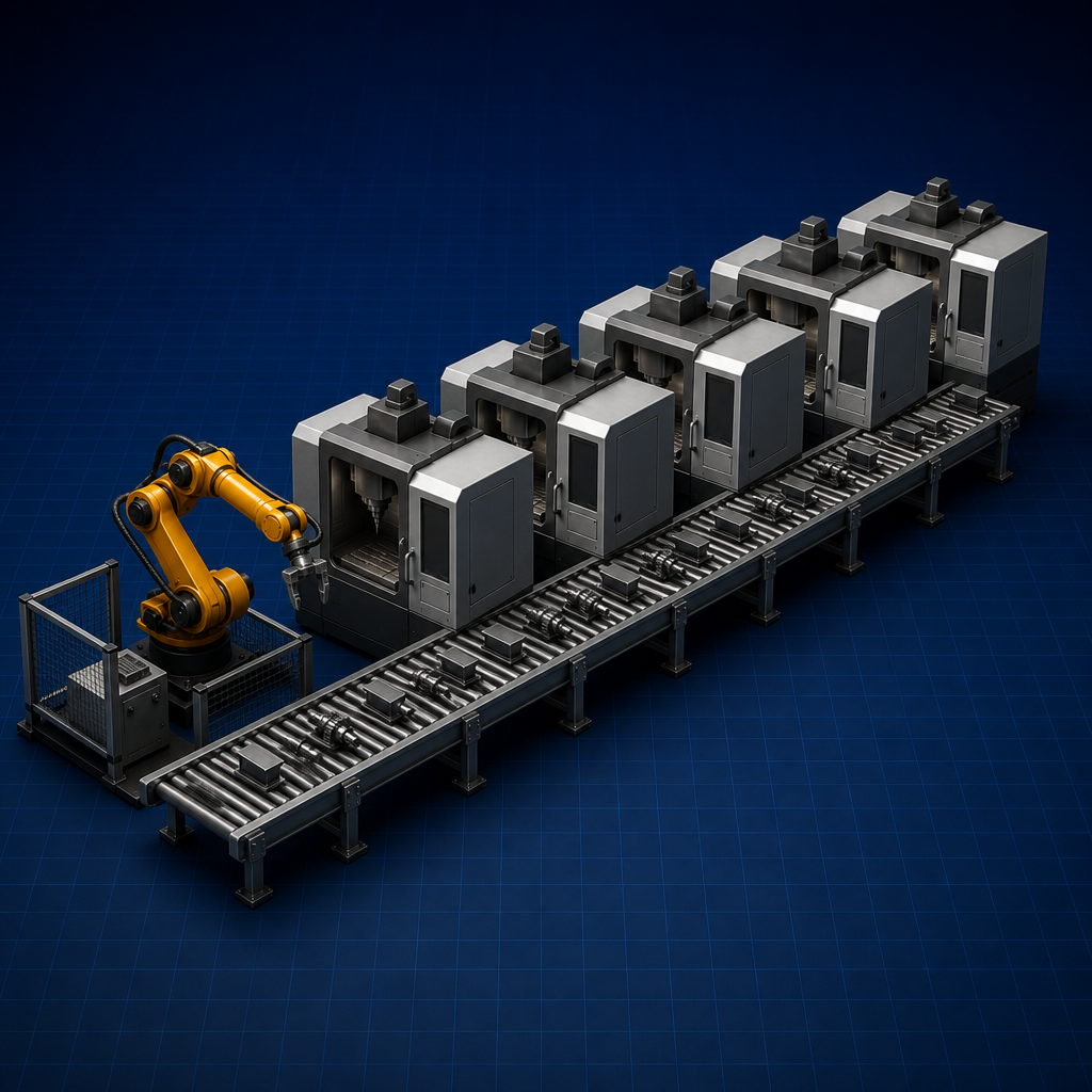 Five-station production line — DMAIC Framework
