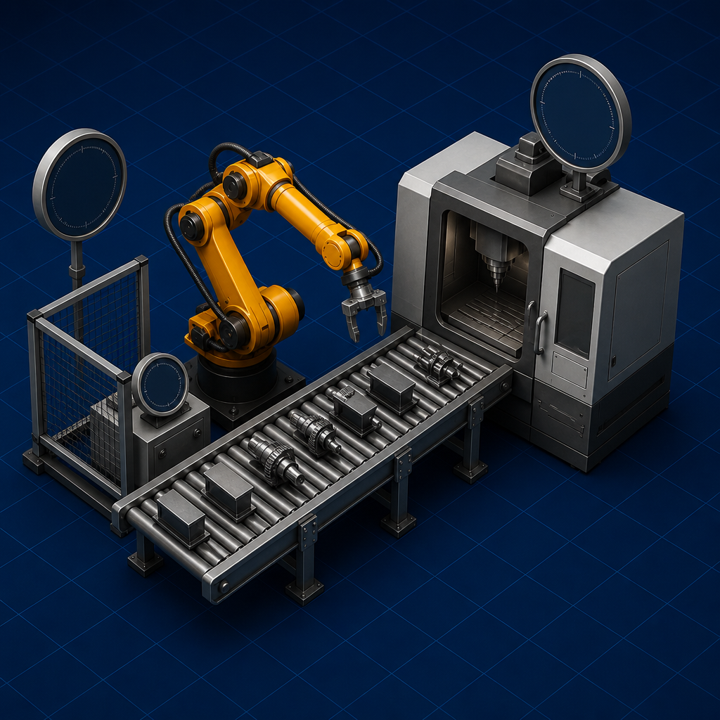 Blank gauges on a machine cell — Maintenance KPIs