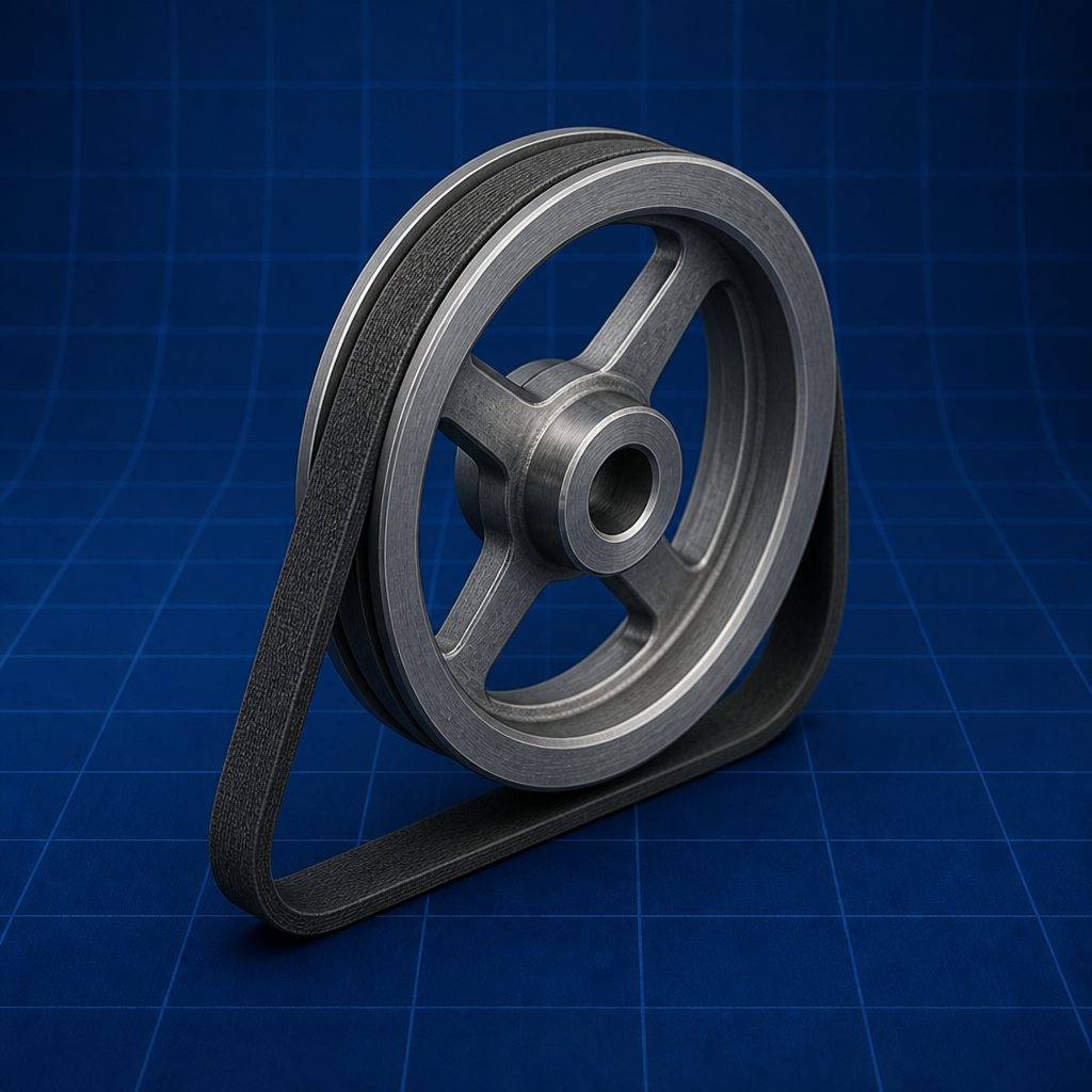 V-belt pulley — Belts, Chains, and Flexible Elements
