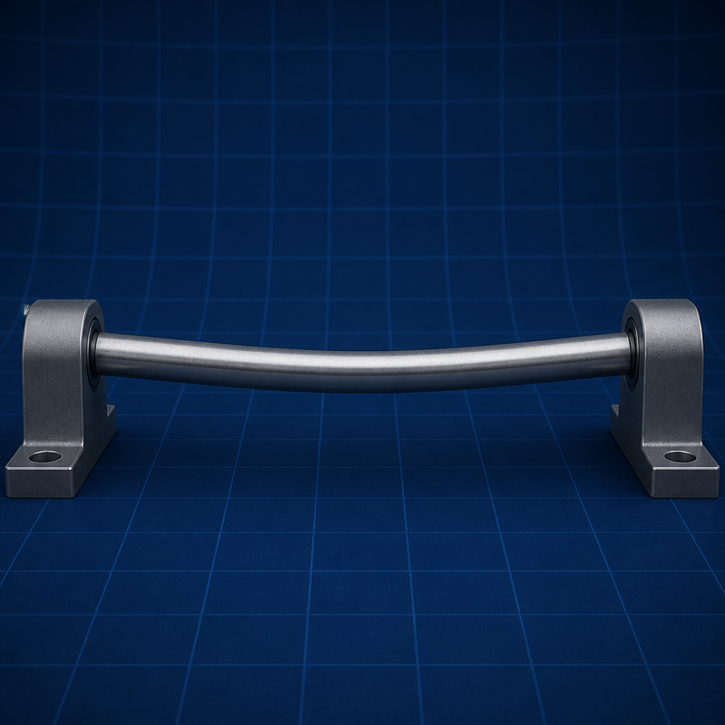 Bent shaft — Deflection and Stiffness