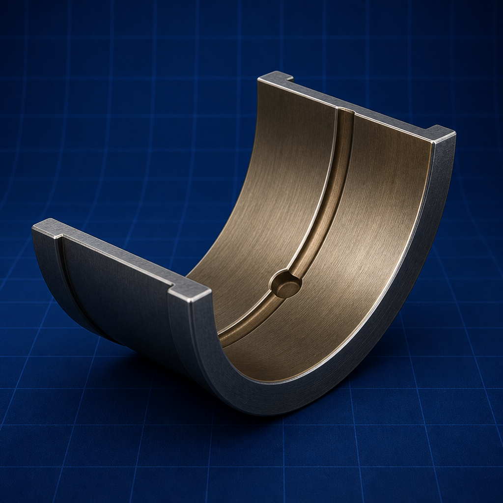 Split journal bearing — Journal Bearings and Lubrication