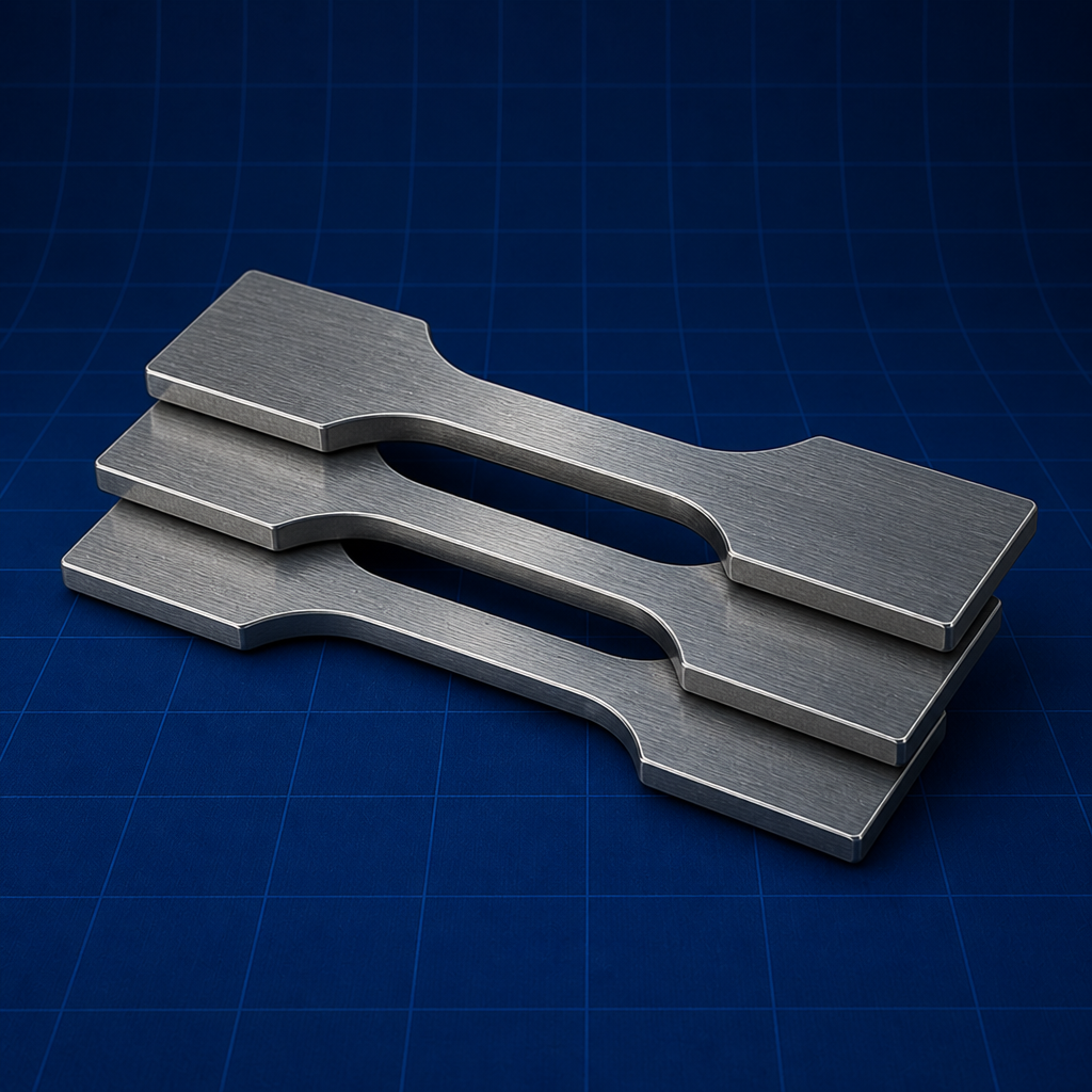 Tensile coupons — Materials for Machine Design