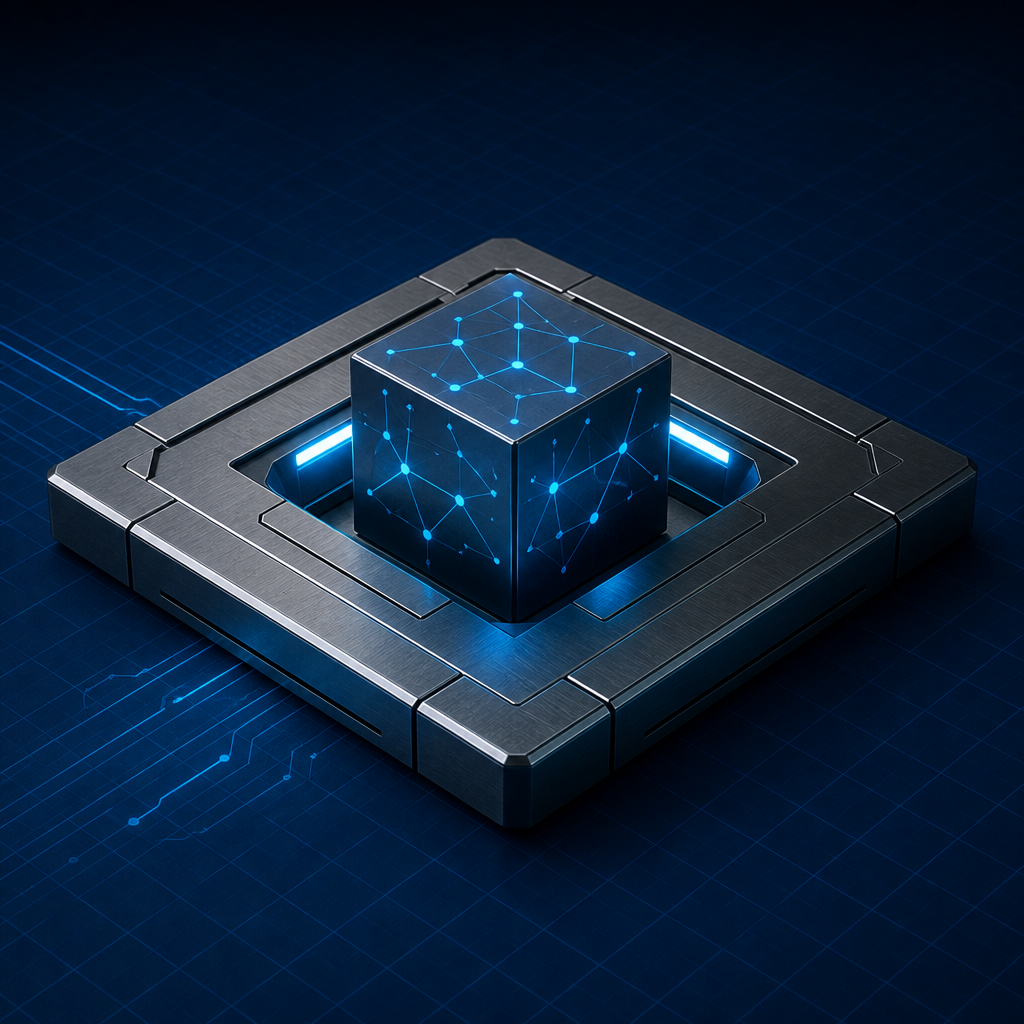 Model cube in a serving slot — Model Deployment Strategies