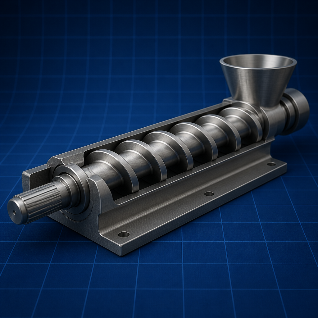 Screw extruder — Non Newtonian Flow