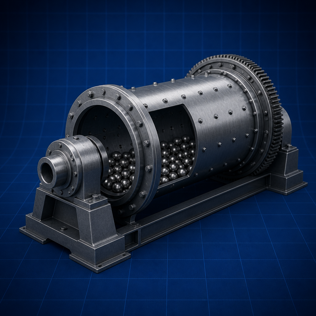Ball mill — Particle Size Reduction