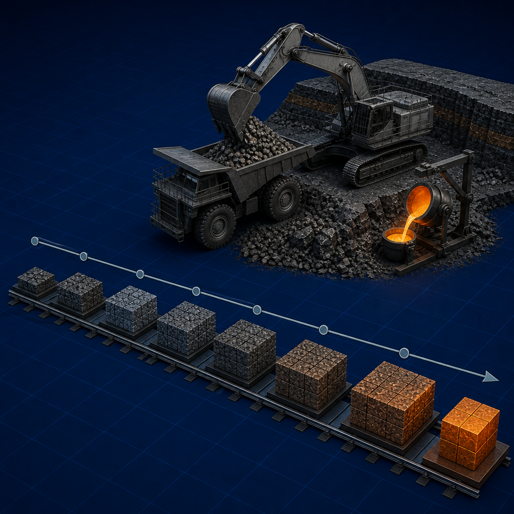 Sequenced ore blocks — Production Scheduling
