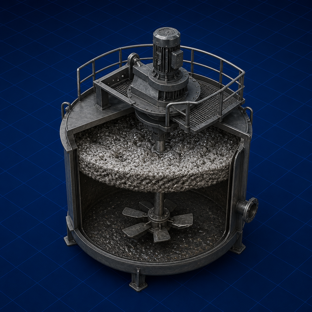 Flotation cell and froth — Flotation