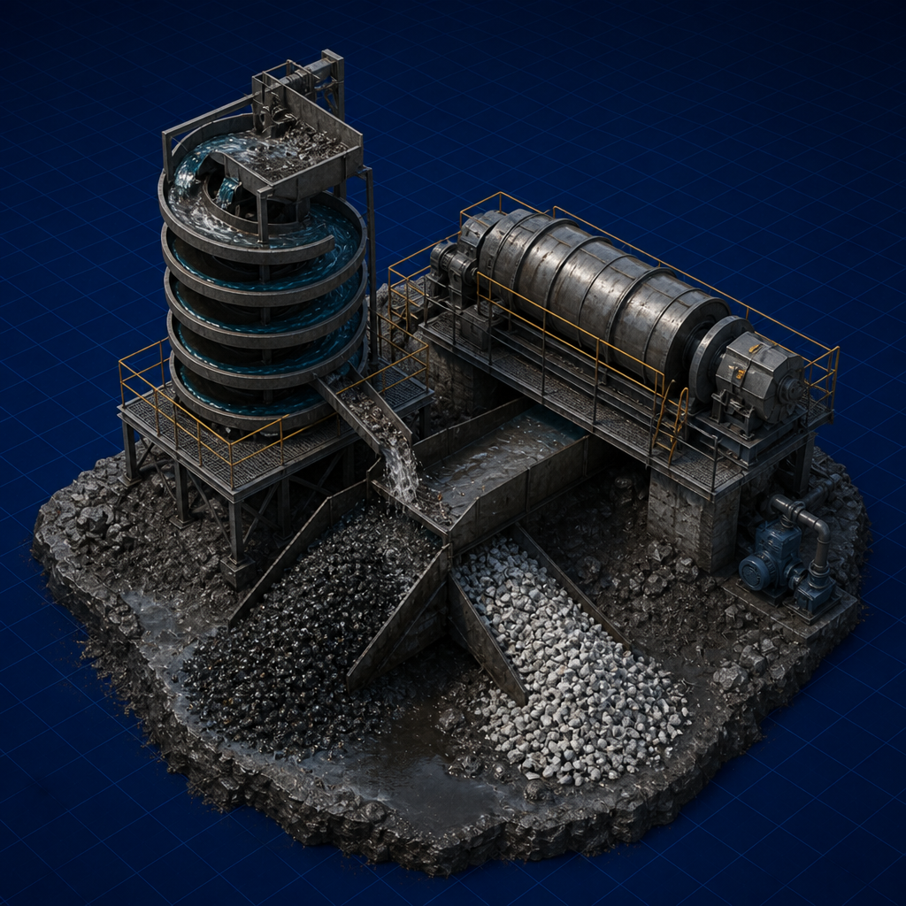 Spiral concentrator — Gravity Separation