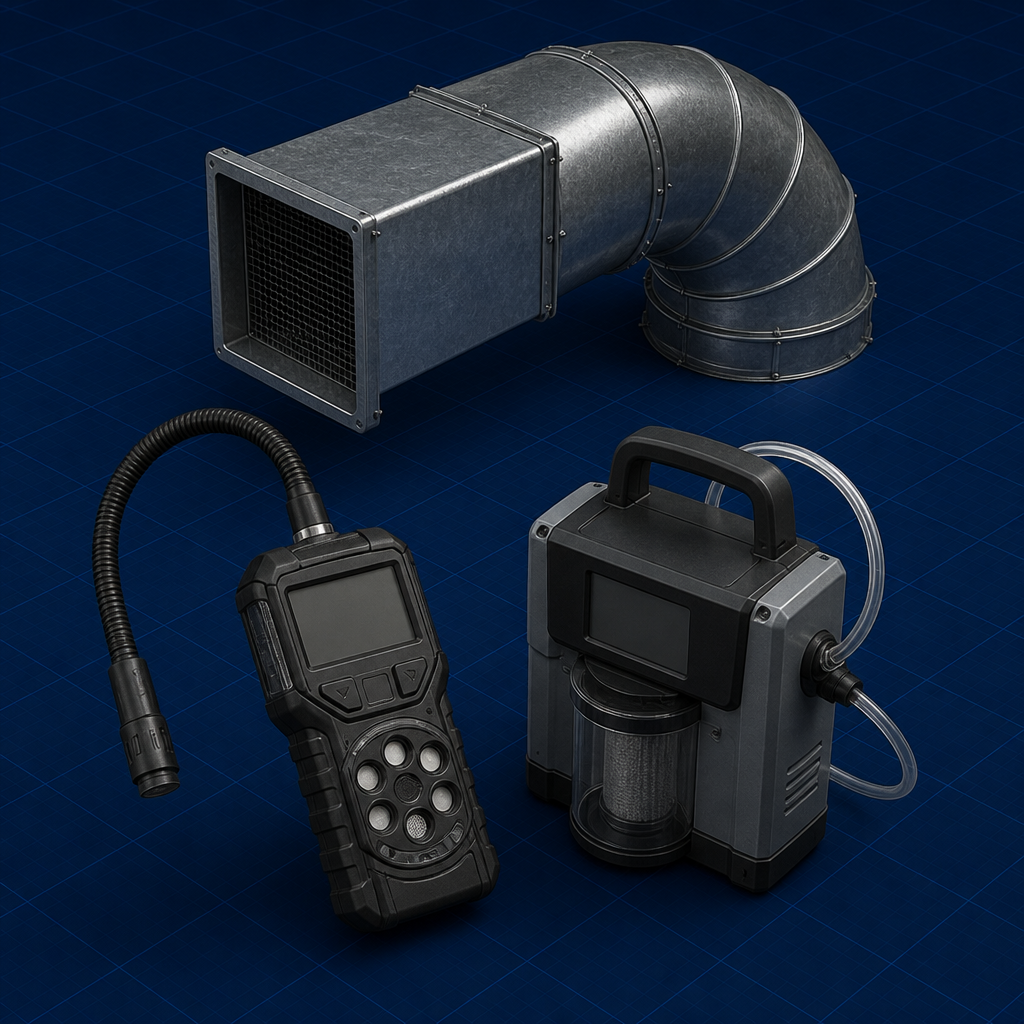 Gas detector and dust sampler — Gas and Dust Monitoring