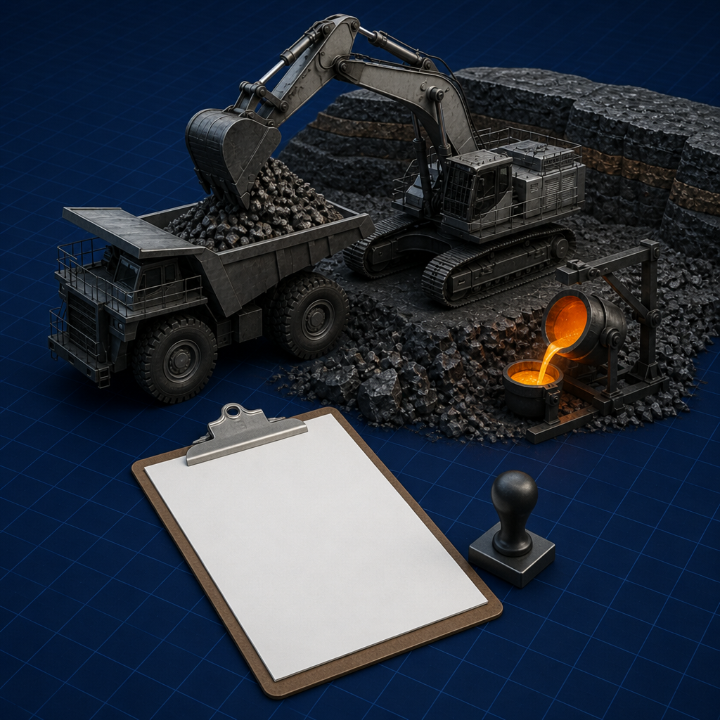Blank clipboard and stamp — Safety Audit and Compliance
