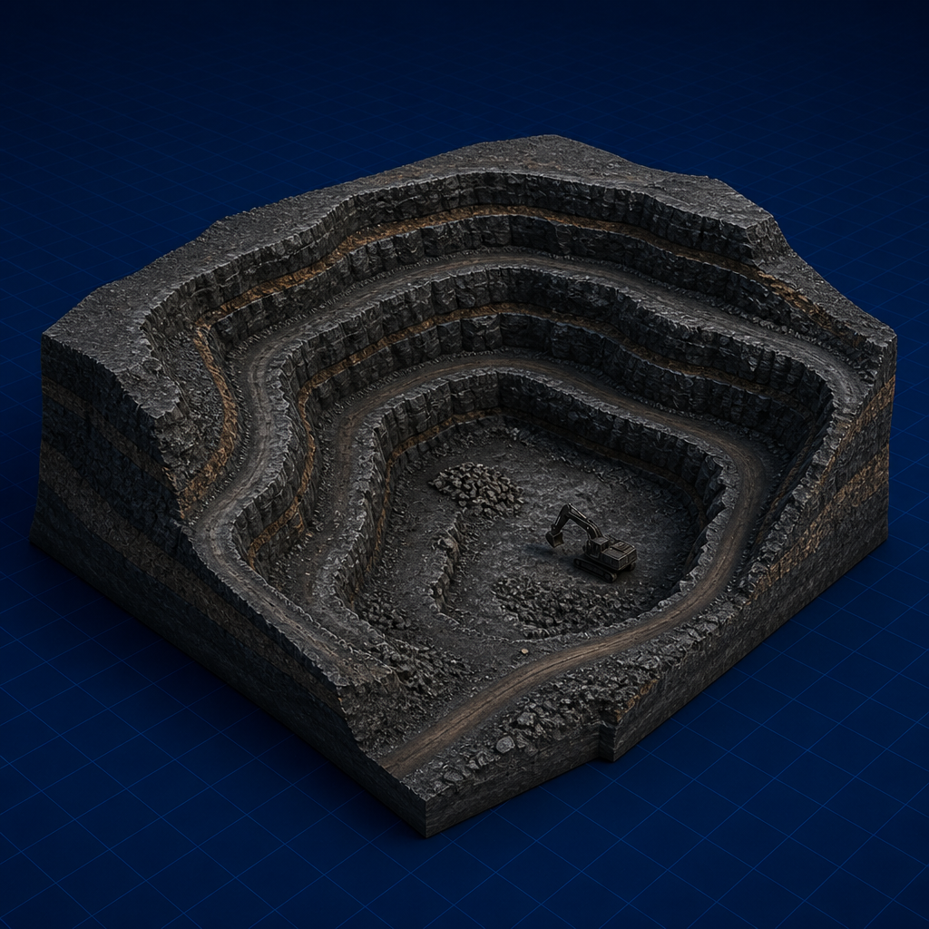 Physical pit model — Mine Plan Preparation