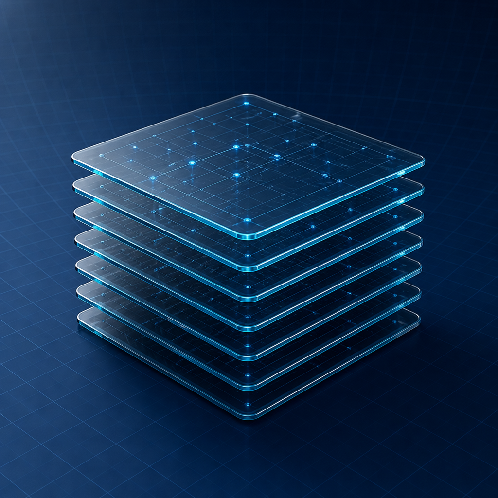 Seven stacked plates — OSI and TCP IP Models