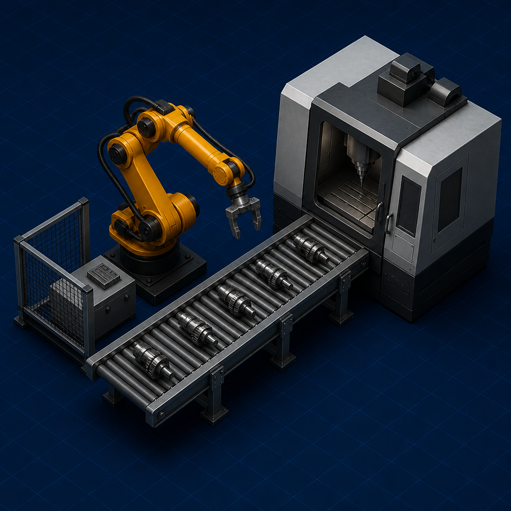 Parts queue into a CNC — Queueing Theory