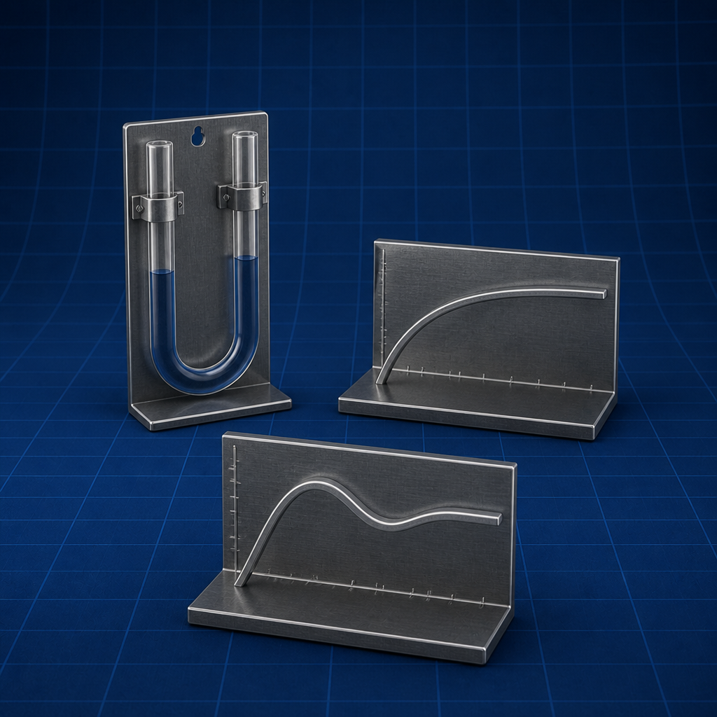 U-tube manometer — First and Second Order Responses