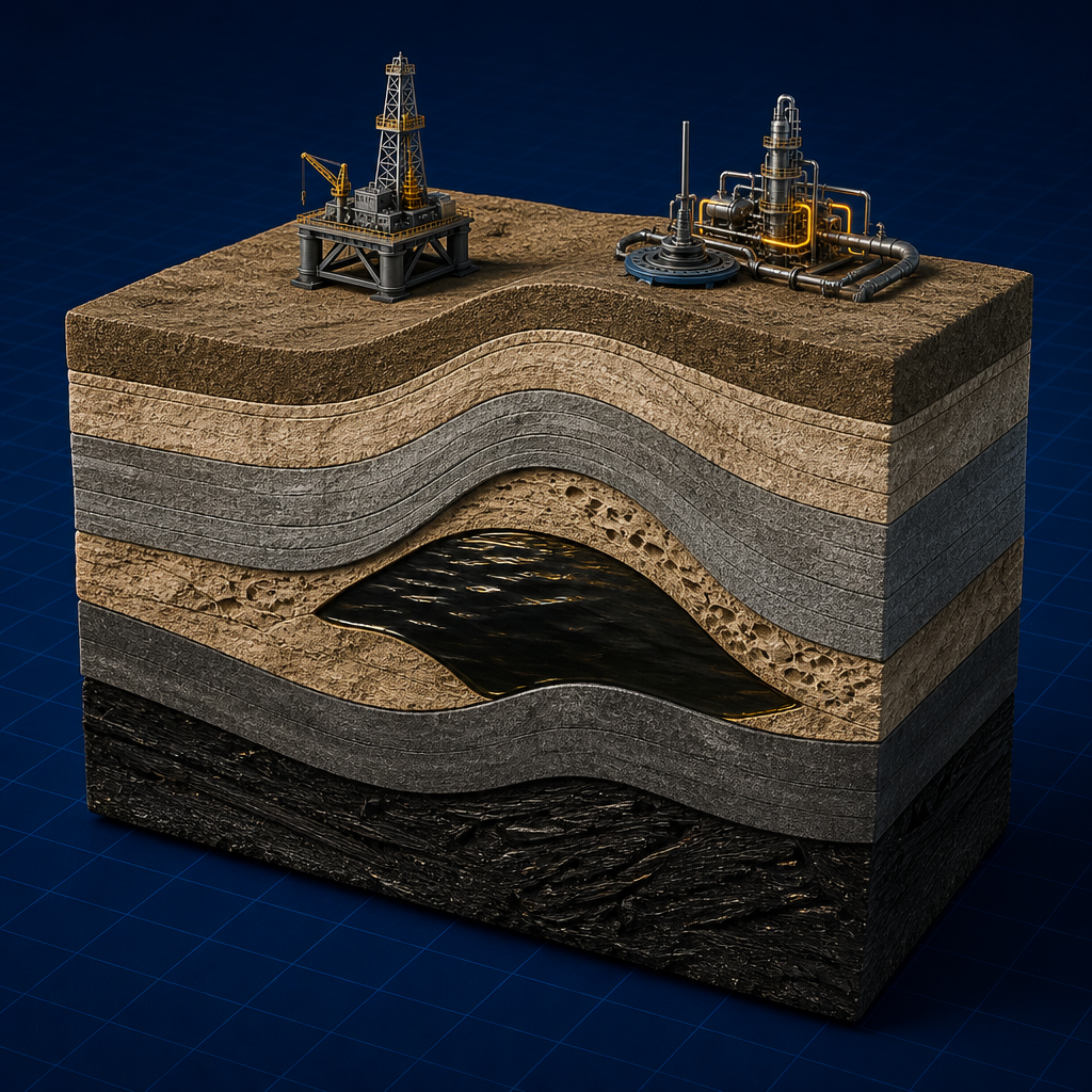 Source reservoir seal trap — Petroleum System Elements