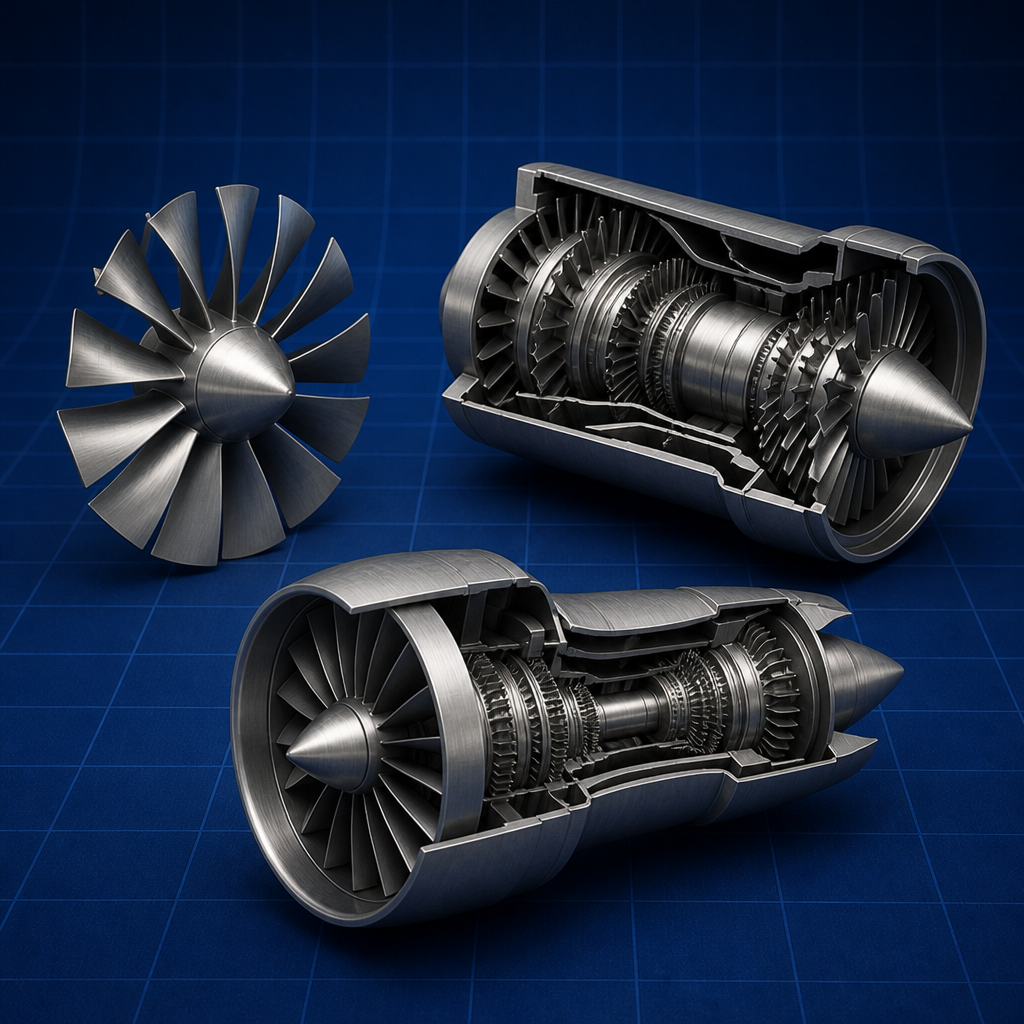 Fan blade — Turbojet and Turbofan Engines