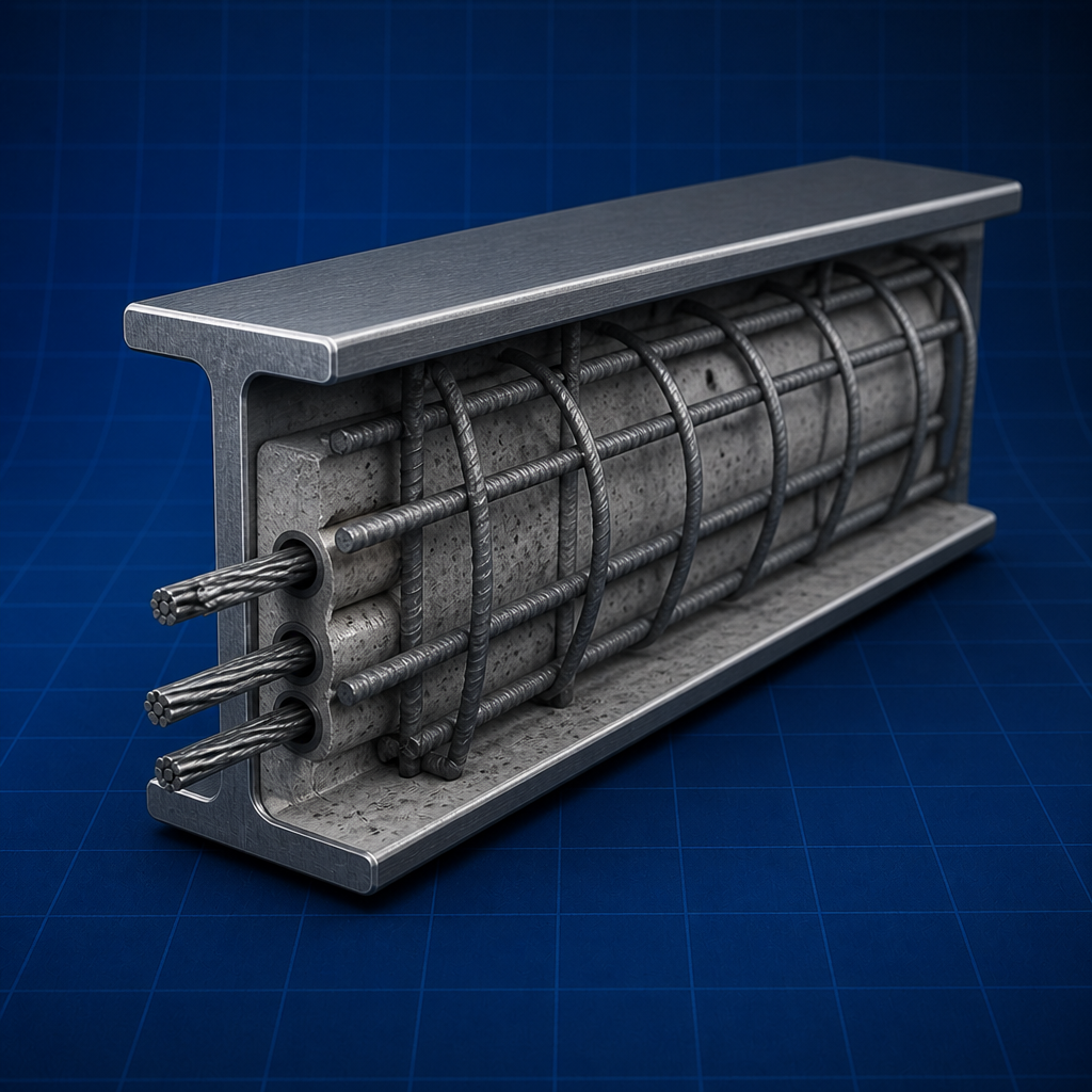 Stirrup cage — Shear and Torsion in PSC