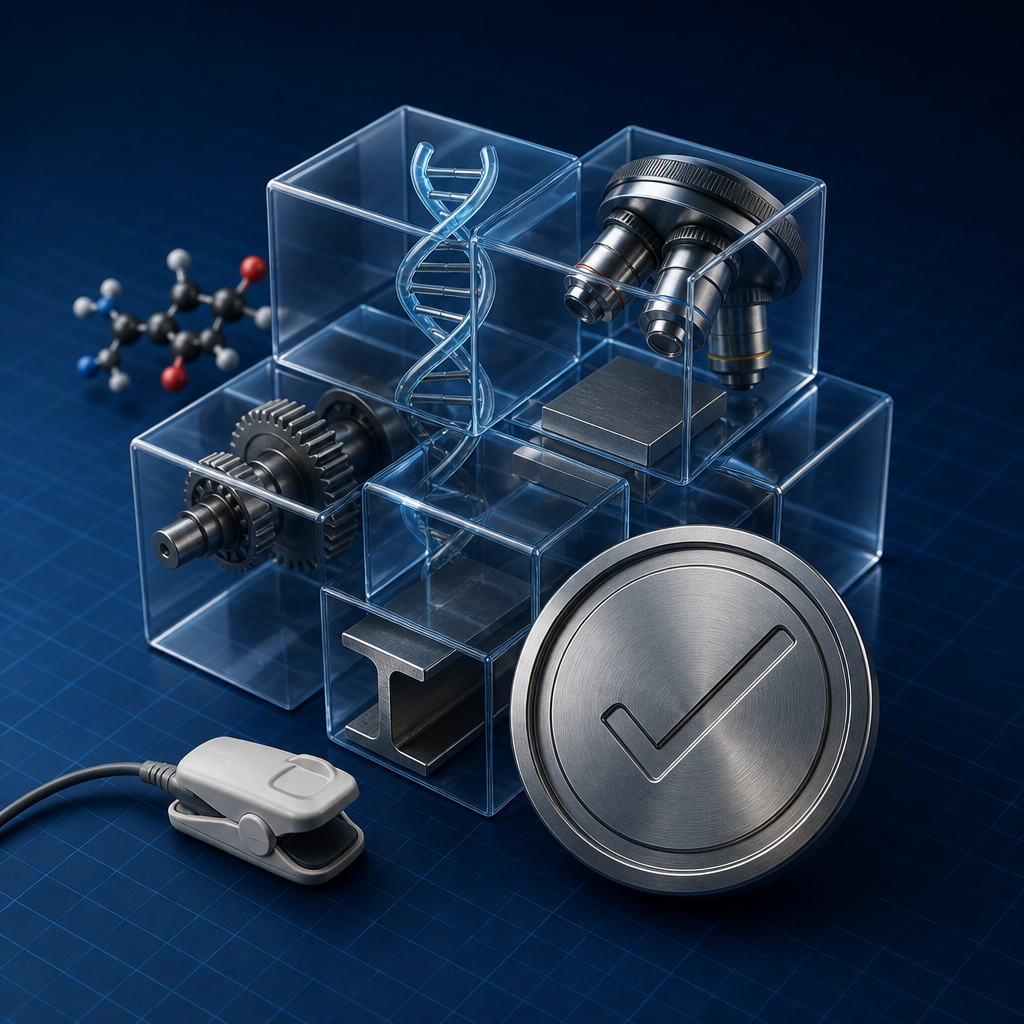Quality process cubes and seal — ISO 13485 and QMS