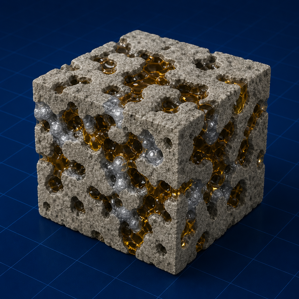 Porous rock with oil and gas — Reservoir Rock and Fluid Properties