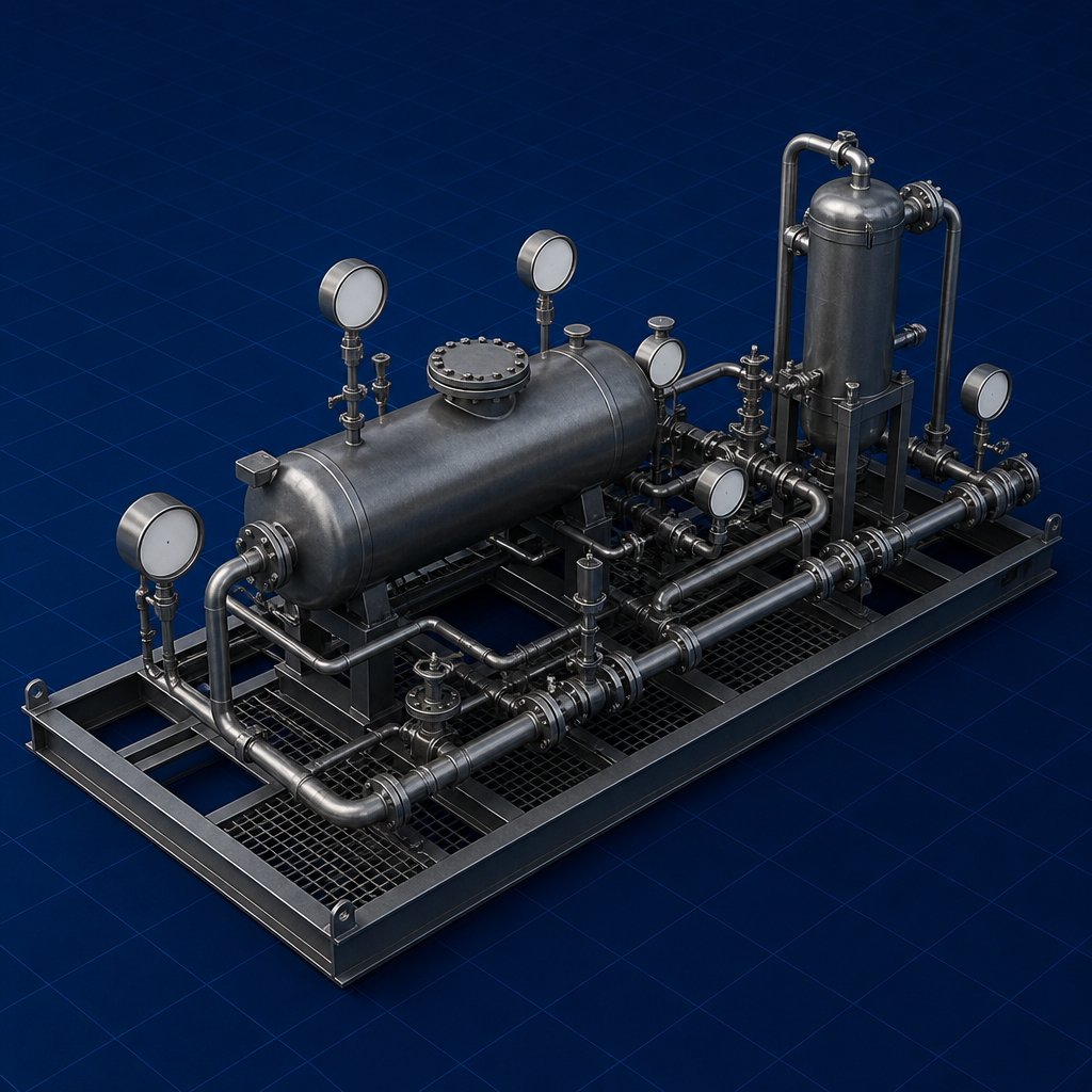 Test separator skid — Well Testing
