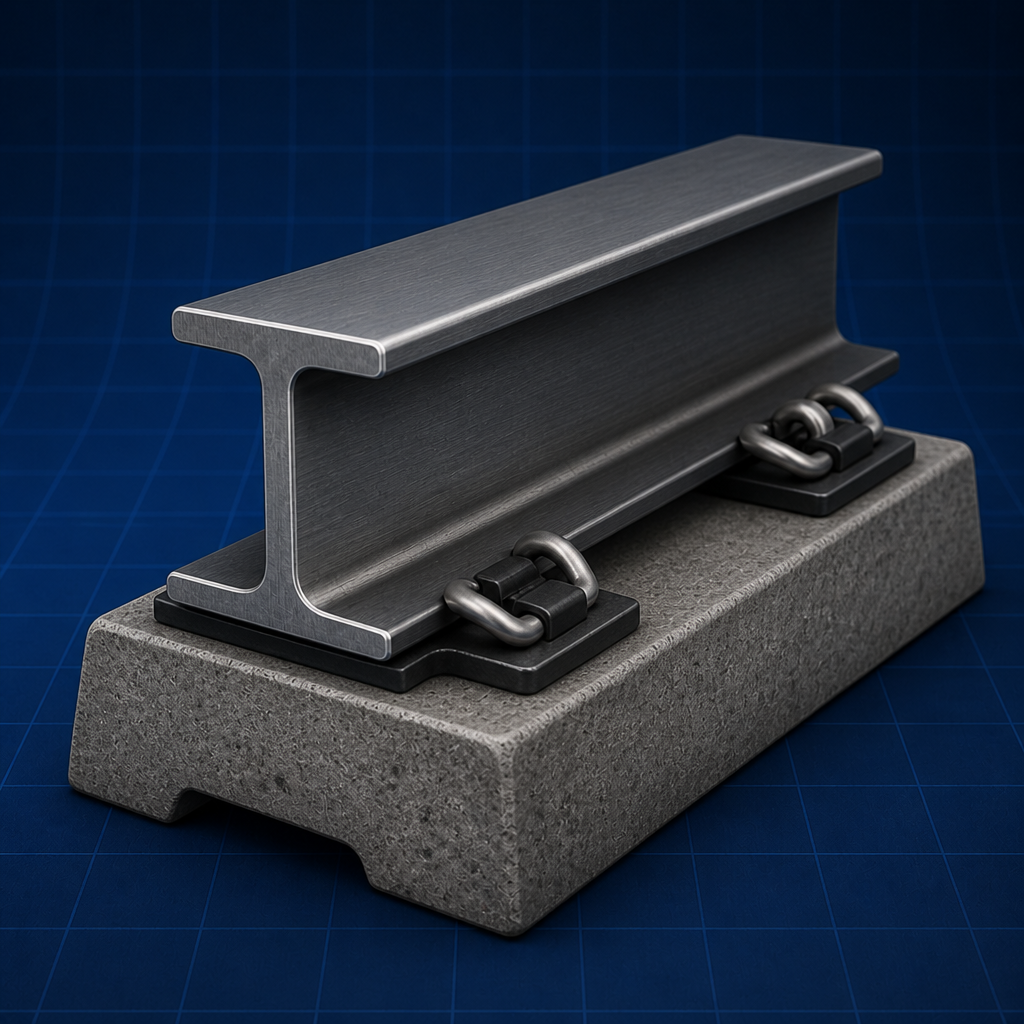 Rail on sleeper — Rail Components and Sleepers