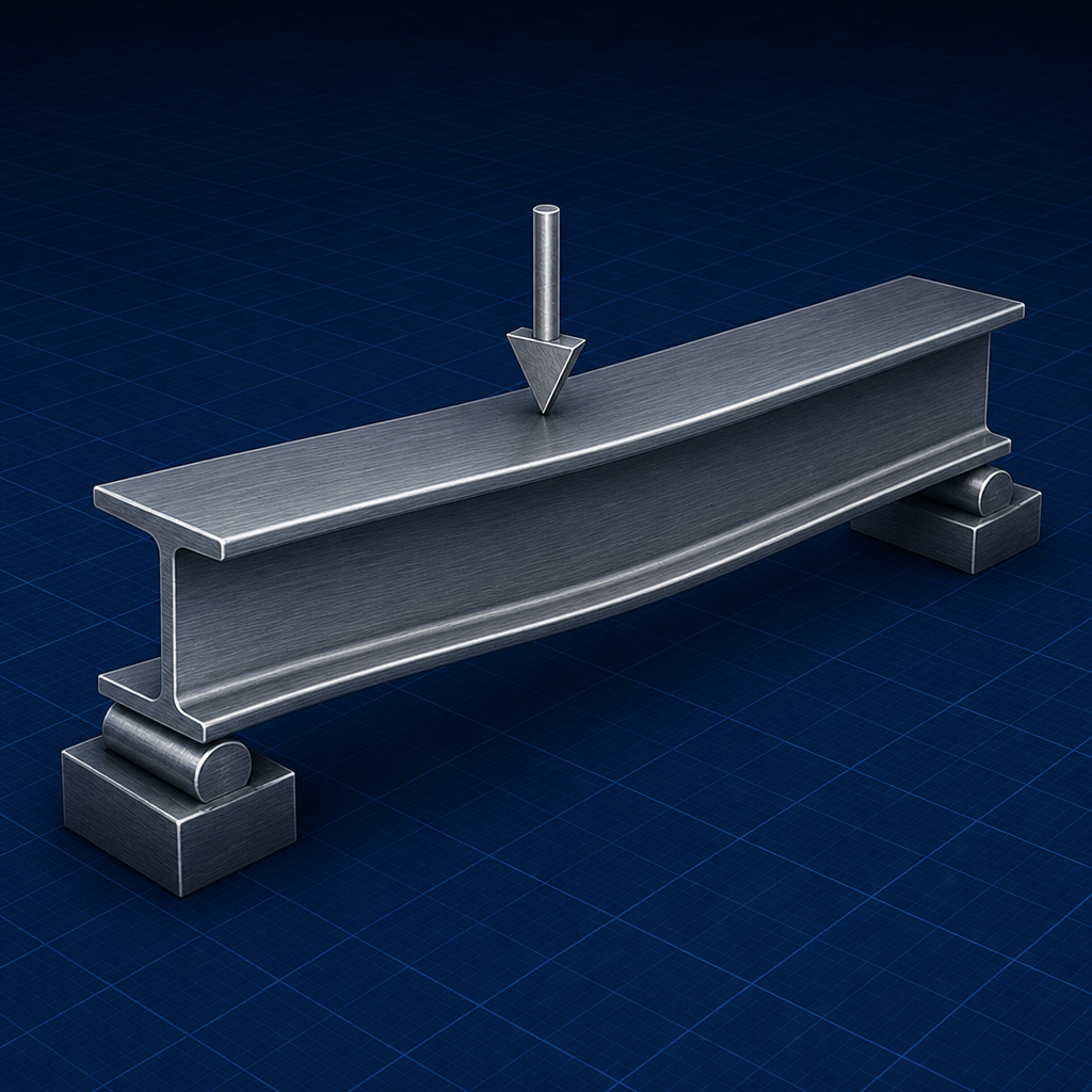 Loaded beam — Bending Moment Diagram