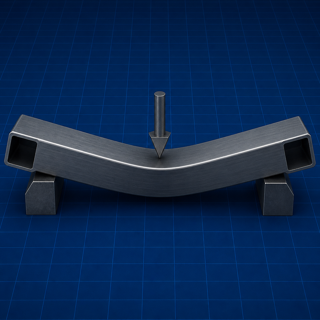 Deflected beam — Deflection of Beams