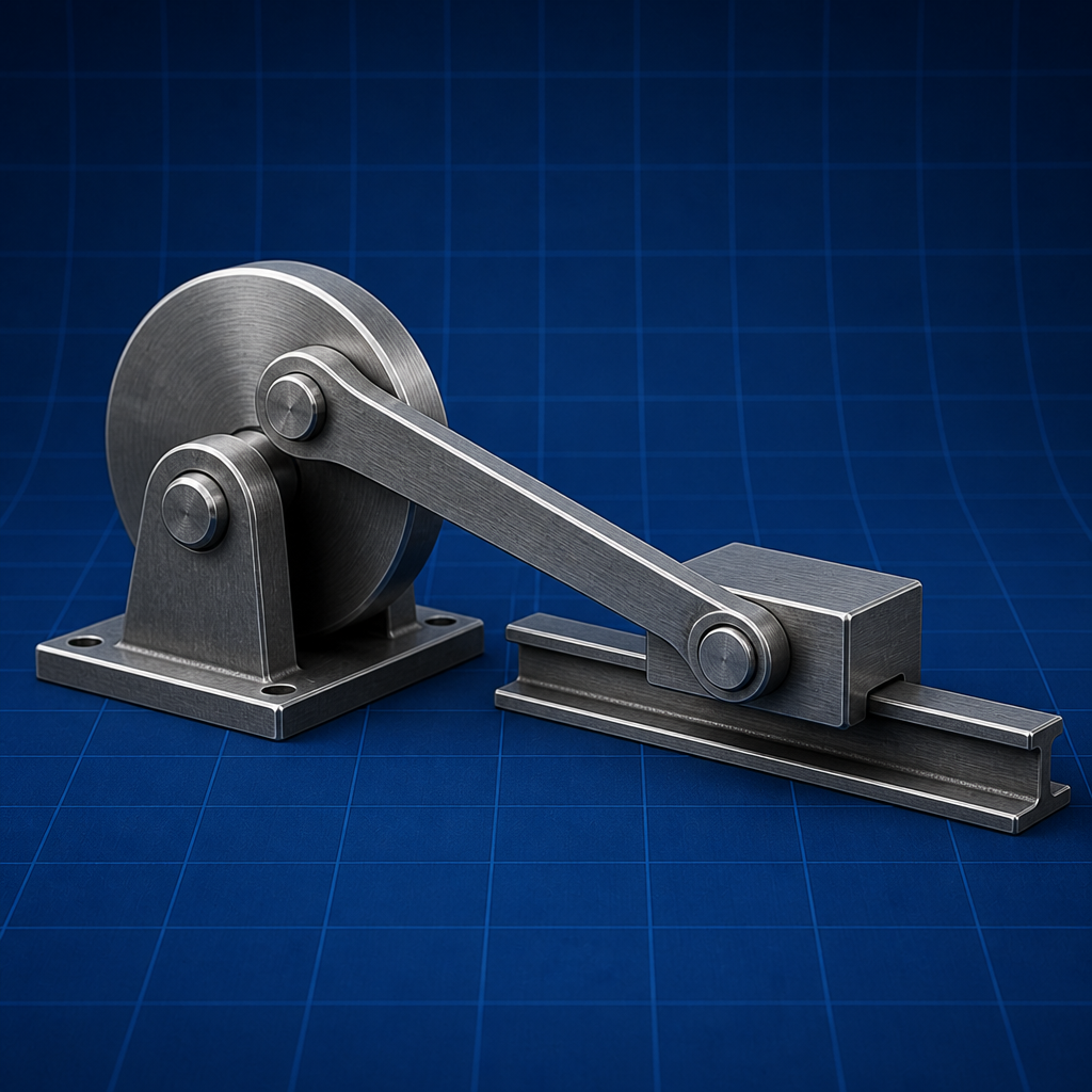 Slider-crank — Velocity and Acceleration Analysis